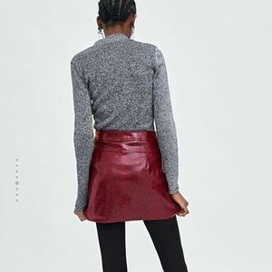 Zara Snake Print Skirt